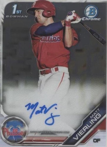 2019 Bowman - Matt Vierling #CPA-MV