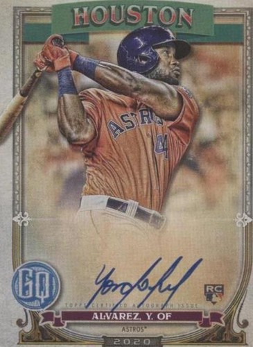 2020 Topps Gypsy Queen - Yordan Alvarez #GQA-YA
