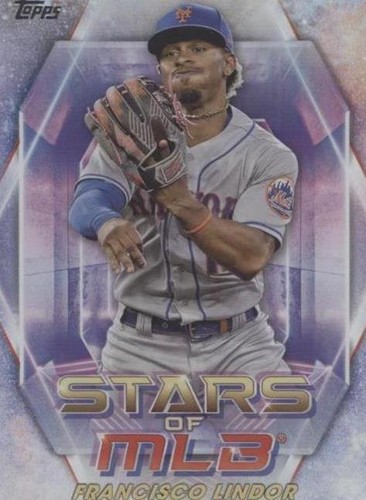 2023 Topps #SMLB-28 Francisco Lindor New York Mets + (Yes 3