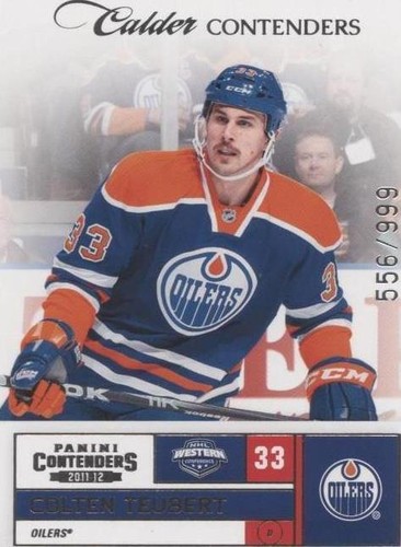 2011-12 Panini Playoff Contenders - Colten Teubert #167