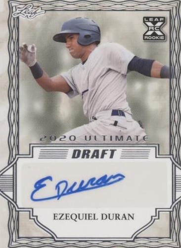 2020 Leaf Ultimate Draft - Ezequiel Duran #BA-ED1