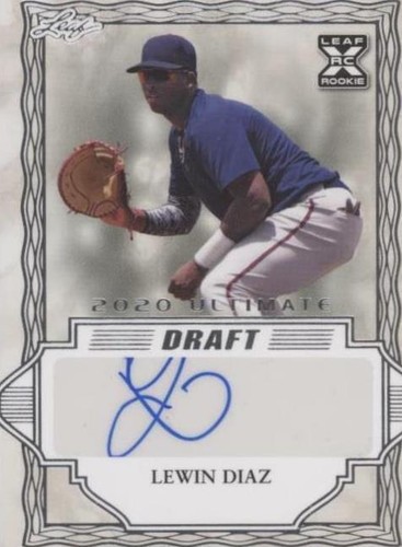2020 Leaf Ultimate Draft - Lewin Diaz #BA-LD1