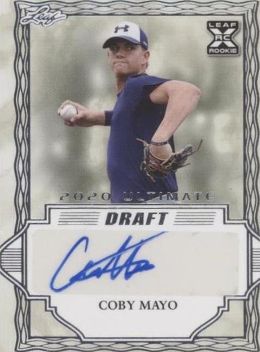 2020 Leaf Ultimate Draft - Coby Mayo #BA-CM3