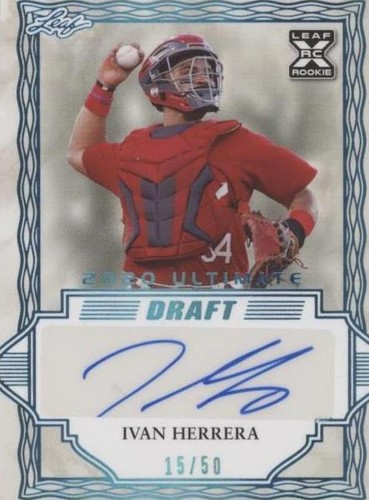 2020 Leaf Ultimate Draft - Ivan Herrera #BA-IH1