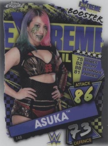 2021 Topps Chrome WWE Slam Attax - Asuka #148
