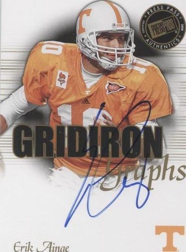 2008 Press Pass SE Erik Ainge #GG-EA