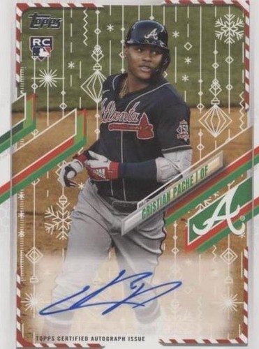 2021 Topps Holiday - Cristian Pache #WHA-CP