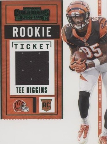 2020 Panini Contenders Tee Higgins #RSV-THI