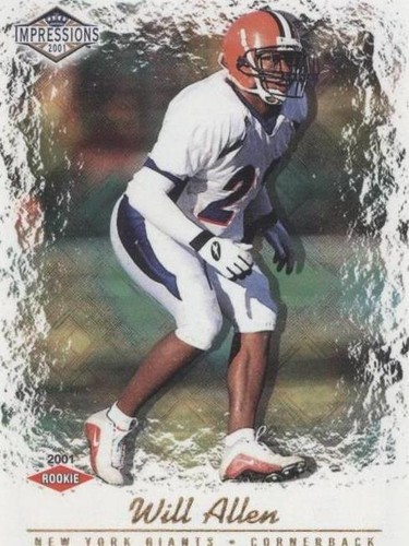 2001 Pacific Impressions Will Allen #185
