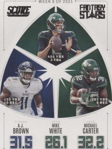 2022 Score A.J. Brown Michael Carter Mike White #FS8