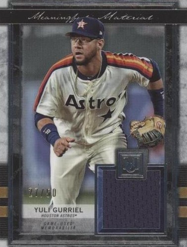 2020 Topps Museum Collection - Yuli Gurriel #MMR-YGU