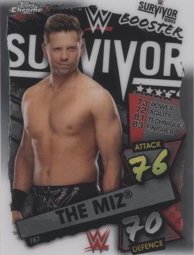 2021 Topps Chrome WWE Slam Attax - The Miz #167