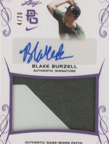 2017 Leaf Perfect Game National Showcase - Blake Burzell #PA-BB1