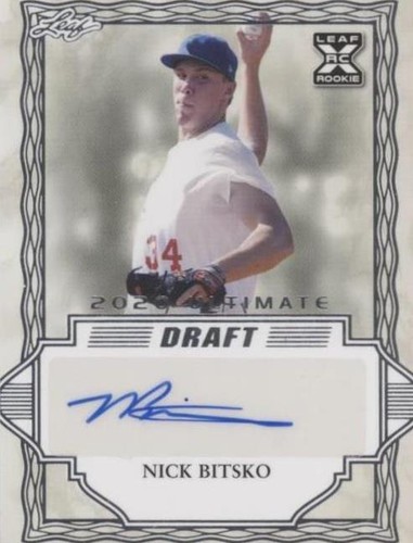 2020 Leaf Ultimate Draft - Nick Bitsko #BA-NB1