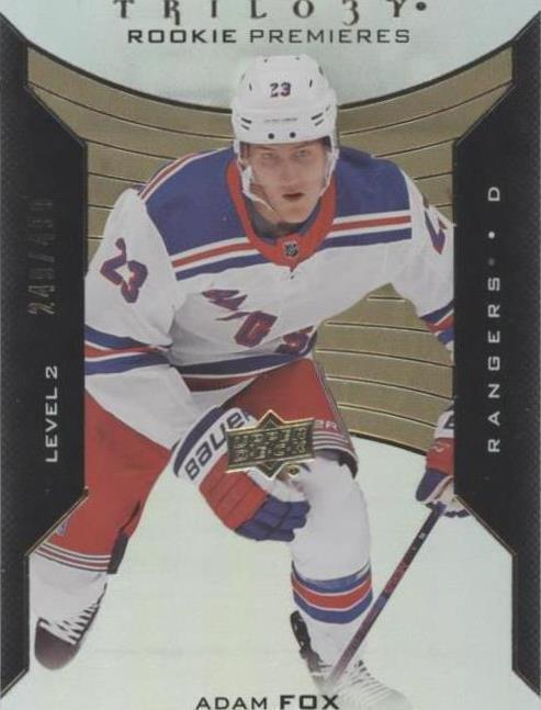 2019-20 Upper Deck Trilogy - Adam Fox #85
