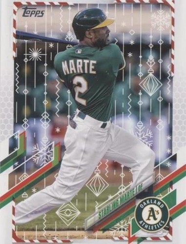 2021 Topps Holiday - Starling Marte #HW102