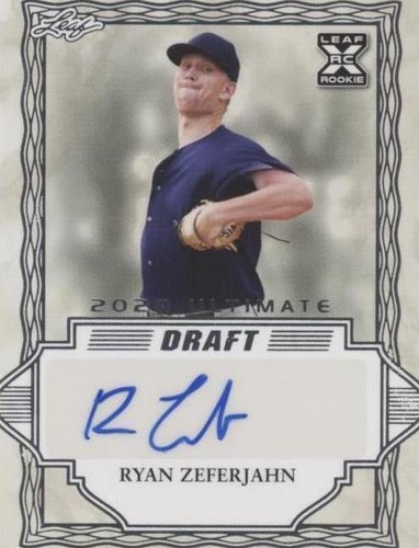 2020 Leaf Ultimate Draft - Ryan Zeferjahn #BA-RZ1