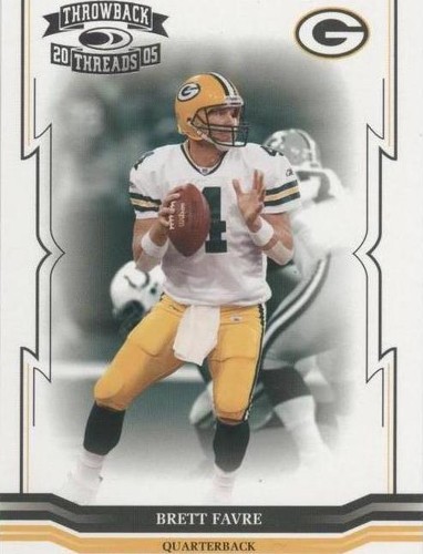 2005 Donruss Throwback Threads Brett Favre #55
