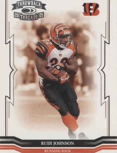 2005 Donruss Throwback Threads Rudi Johnson #32