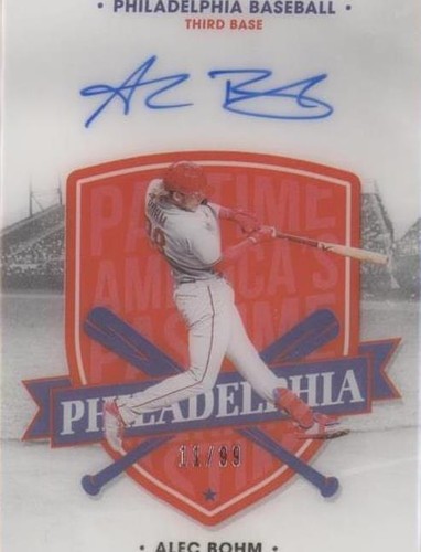 2021 Panini Chronicles - Alec Bohm #AP-AB