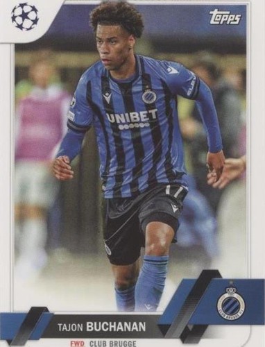 2022-23 Topps UEFA Club Competitions Tajon Buchanan #44