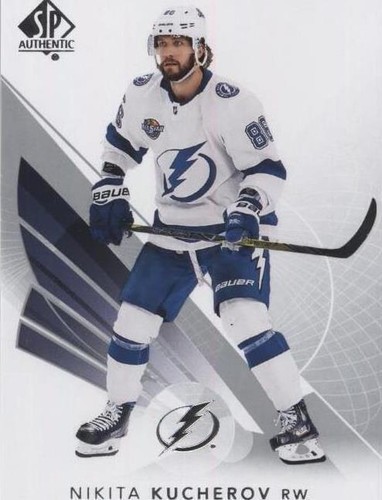Nikita Kucherov auto card 2017-18 SP Authentic #82 Tampa Bay Nikita Kucherov auto card 2017-18 SP Authentic #82 Tampa Bay
