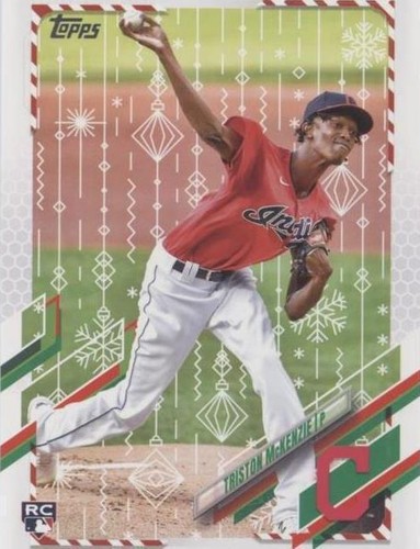 2021 Topps Holiday - Triston McKenzie #HW187
