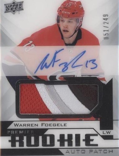 2018-19 Upper Deck Premier - Warren Foegele #AR-WF