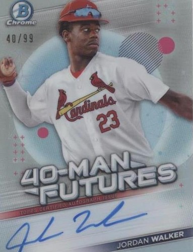 2021 Bowman Chrome Prospect Card of Jordan Walker