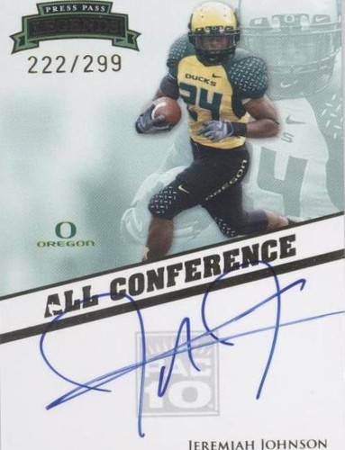 2009 Press Pass Legends Jeremiah Johnson #AC-JJ