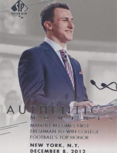 2014 SP Authentic Johnny Manziel #180