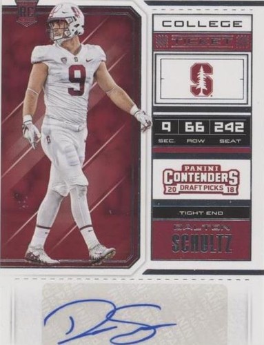 2018 Panini Contenders Draft Picks Dalton Schultz #167