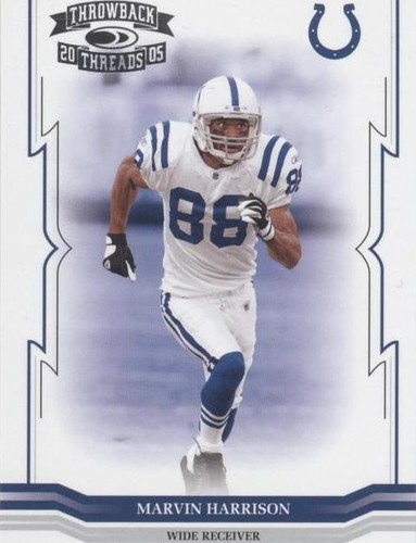 2005 Donruss Throwback Threads Marvin Harrison #64