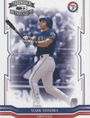2005 Donruss Throwback Threads - Mark Teixeira #12