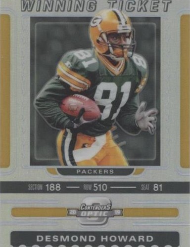 2019 Panini Contenders Optic Desmond Howard #WT-DH