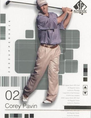 2002 SP Authentic - Corey Pavin #12SPA