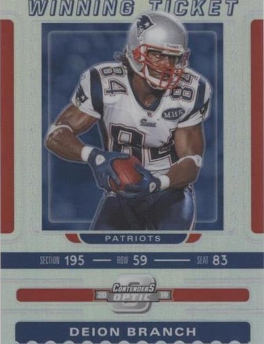 2019 Panini Contenders Optic Deion Branch #WT-DB