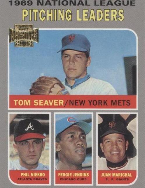 2002 Topps Archives - Fergie Jenkins Juan Marichal Phil Niekro #194