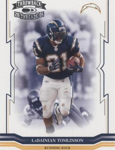 2005 Donruss Throwback Threads LaDainian Tomlinson #123