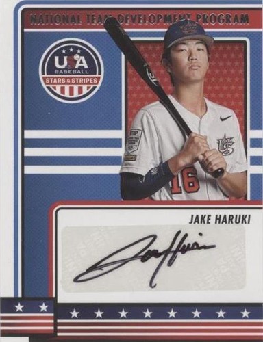 2023 Panini USA Baseball Stars & Stripes - Jake Haruki #NTDP-JH