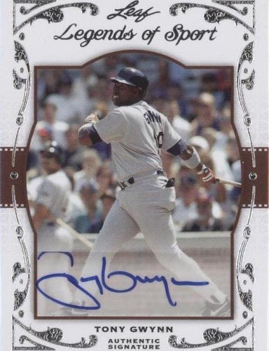 2011 Leaf Legends of Sport - Tony Gwynn #BA-84