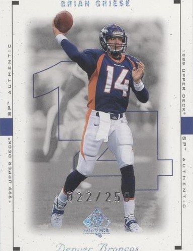 1999 SP Authentic Brian Griese #25 AE