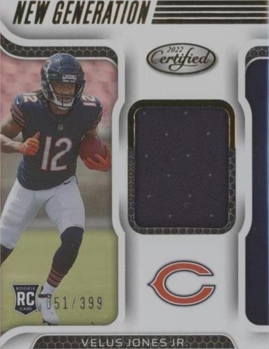 2022 Panini Certified Velus Jones Jr. #NGJ-VJ