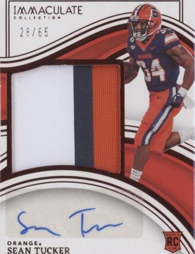 2023 Panini Immaculate Collection Collegiate Sean Tucker #31