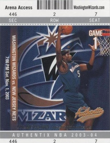 2003-04 Fleer Authentix - Kwame Brown #44