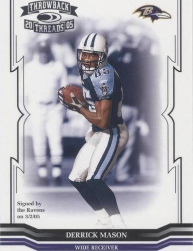 2005 Donruss Throwback Threads Derrick Mason #140