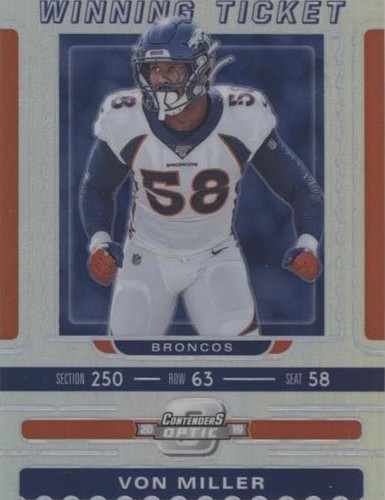 2019 Panini Contenders Optic Von Miller #WT-VM