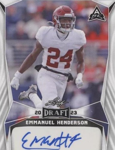 2023 Leaf Draft Emmanuel Henderson #BA-EH3