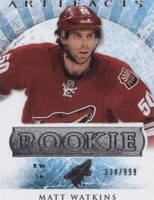 2012-13 Upper Deck Artifacts - Matt Watkins #191