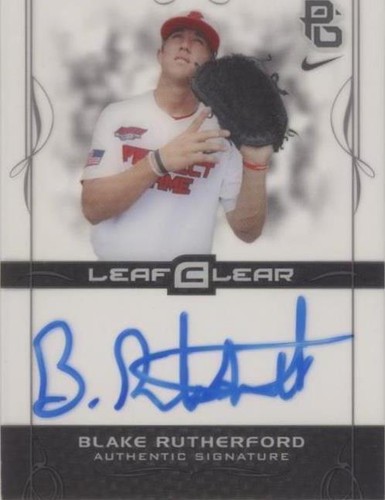 2015 Leaf Ultimate Draft - Blake Rutherford #BA-BR2